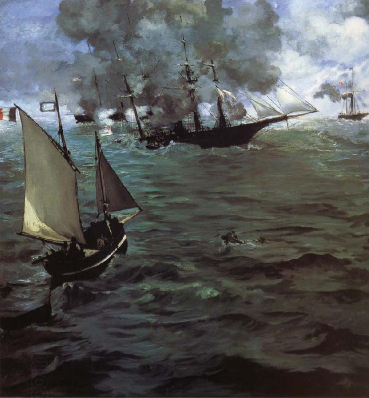 Edouard Manet Alabama and Kearsarge oil painting picture